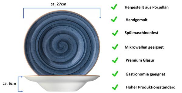 Aura Dusk Gourmet Pastateller 27cm